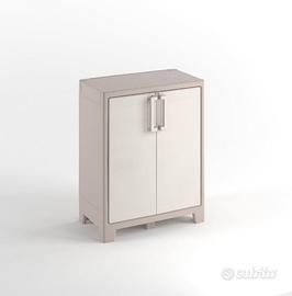 Armadio Basso Keter Gulliver 2 Ripiani Regolabili