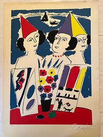 Sante Monachesi litografia