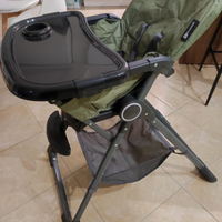 Seggiolone pappa Kinderkraft verde