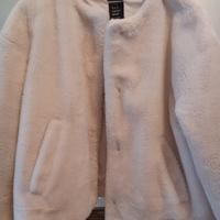 giacca ecopelo beige Zara taglia L