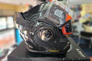 casco modulare ls2 ff901 advant x c carbon solid