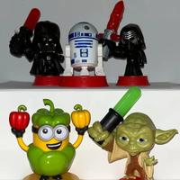 5 Action Figure - Minions e StarWars