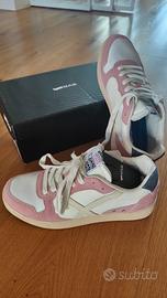 scarpe da ginnastica bianche e rosa GAS