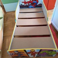 Letto spiderman con matererasso