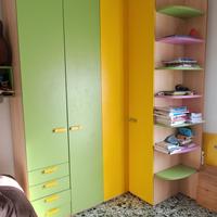 armadio cameretta e mensole