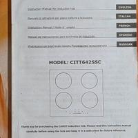 Piastra a induzione 4 fuochi Candy