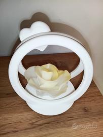 Decorazione, soprammobile, bomboniera cuore con ca