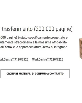 XEROX RULLO TRASFERIMENTO 008R13086 NUOVO