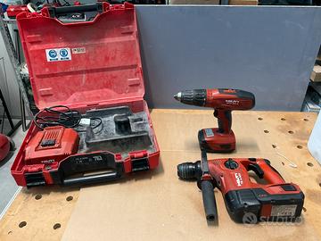 Hilti - set 2 attrezzi a batteria
