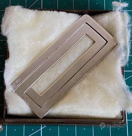 Fermasoldi vintage, argento 925, 16 grammi