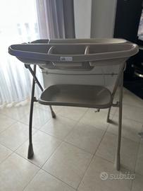 Vaschetta bagnetto neonato con supporto + fasciato