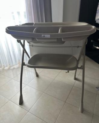Vaschetta bagnetto neonato con supporto + fasciato