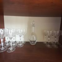  set bicchieri in vetro 