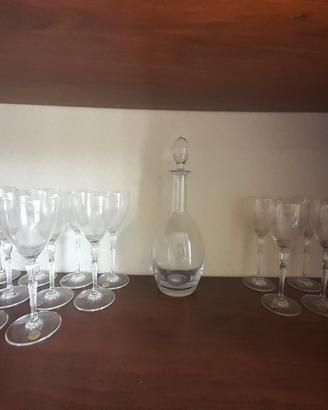  set bicchieri in vetro 