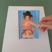 VARI - VU - CARTOLINA - DONNA PISTOLERA