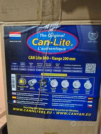 Filtro carboni attivi can-lite 800 flangia 200mm