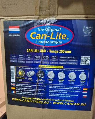 Filtro carboni attivi can-lite 800 flangia 200mm