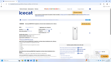 Frezer  samsung  244L
