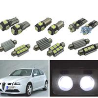 KIT 9 LAMPADE LED INTERNE PER ALFA ROMEO 147 00-10