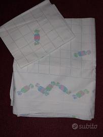 Set lenzuola lettino bambino