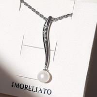 Morellato collana perla e diamantini naturali