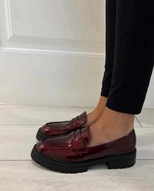 Mocassino donna bordeaux tg 38 nuovo