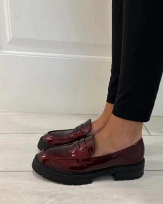 Mocassino donna bordeaux tg 38 nuovo