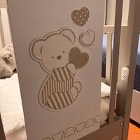 Lettino foppapedretti con sponda