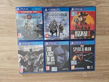 Giochi ps4 (vendibili anche singolarmente)