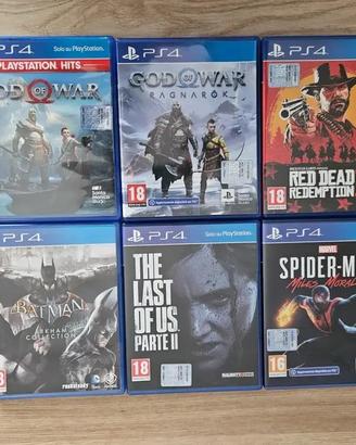 Giochi ps4 (vendibili anche singolarmente)