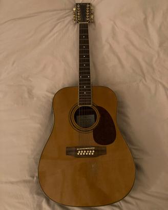 Chitarra acustica 12 corde Hofner elettrificata