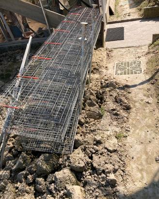 Gabbia conigli da ingrasso 14 posti