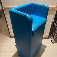 Potrona alta a sgabello per bambini