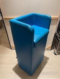 Potrona alta a sgabello per bambini