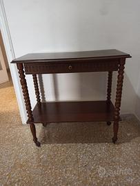 Carrellino Porta televisione in legno vintage