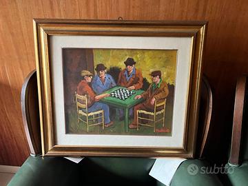 Quadro giocatori dama