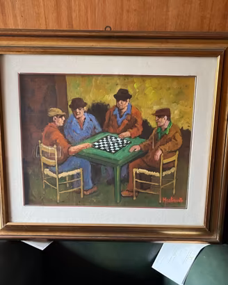 Quadro giocatori dama