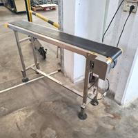 piccolo nastro trasportatore telaio inox usato