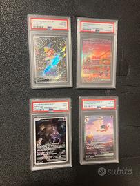 Carte pokemon gradate
