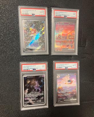 Carte pokemon gradate