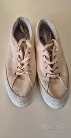 Sneakers Nike canvas beige vintage n. 40,5 EUR