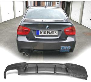 DIFFUSORE BMW E90 E91 LOOK M PERFORMANCE NERO OPAC