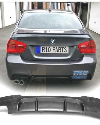 DIFFUSORE BMW E90 E91 LOOK M PERFORMANCE NERO OPAC