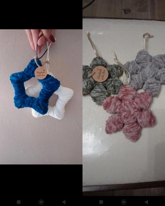 decorazioni natalizie in velluto