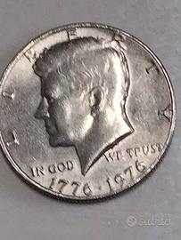 moneta Half dollar  bicentenario indipendenza 
