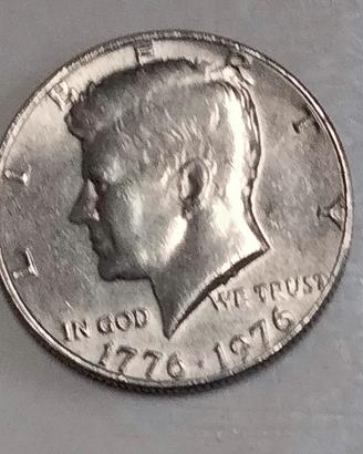 moneta Half dollar  bicentenario indipendenza 