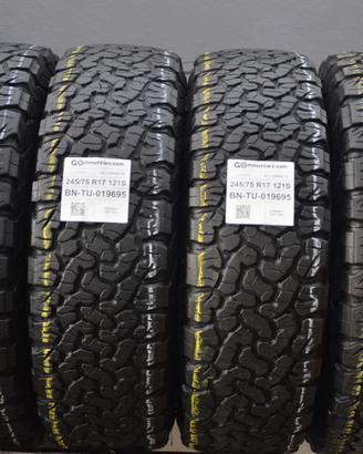4 Pneumatici 245/75 R17 Bf Goodrich All Terrain T/