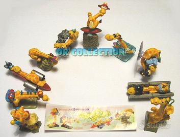 SERIE COMPLETA n° 10 SORPRESINE KINDER GIRAFFE
