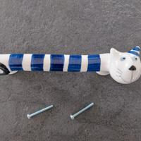 Maniglia decorativa armadio a forma di gatto