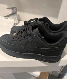 Nike Air Force 1 38 Nere Donna Sneakers Nuove